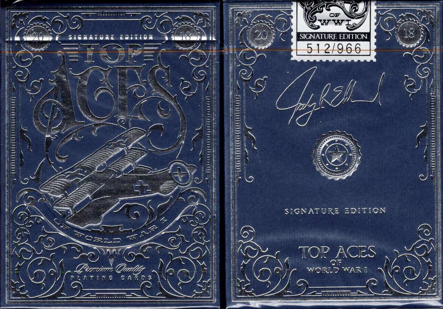 PlayingCardDecks.com-Top Aces of WWI Signature Edition Playing Cards LPCC