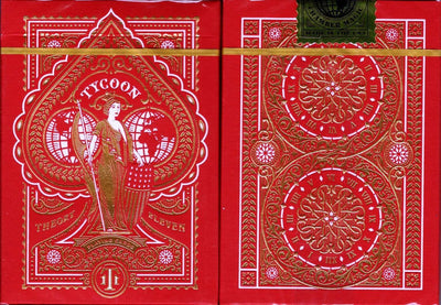 PlayingCardDecks.com-Tycoon Crimson Red Playing Cards USPCC