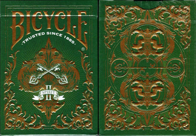 PlayingCardDecks.com-Spirit II Green Bicycle Playing Cards