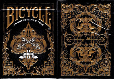 PlayingCardDecks.com-Spirit II Black Bicycle Playing Cards