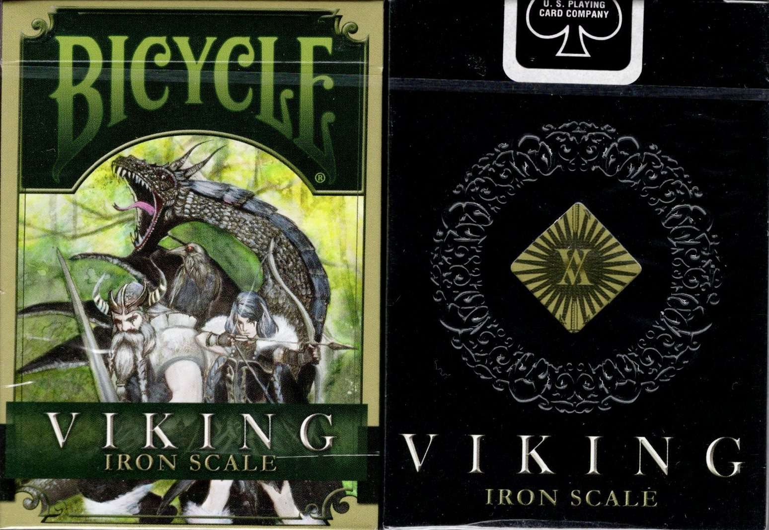PlayingCardDecks.com-Viking Iron Scale Bicycle Playing Cards