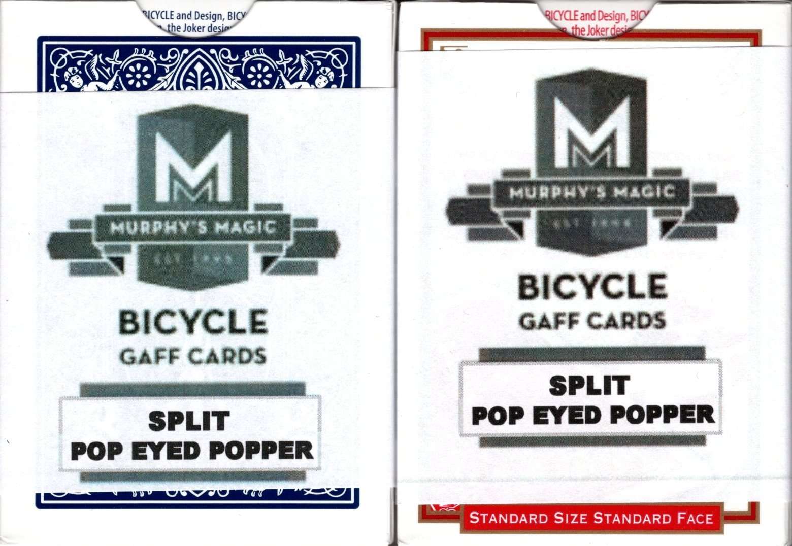 PlayingCardDecks.com-Split Eyed Popper Bicycle Trick Playing Cards