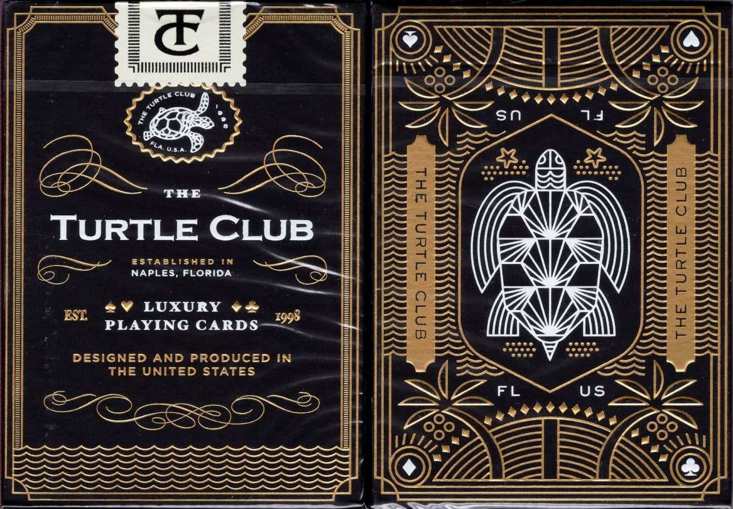 PlayingCardDecks.com-Turtle Club Luxury Playing Cards USPCC