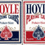 PlayingCardDecks.com-Hoyle Standard Red & Blue Deck Set Playing Cards