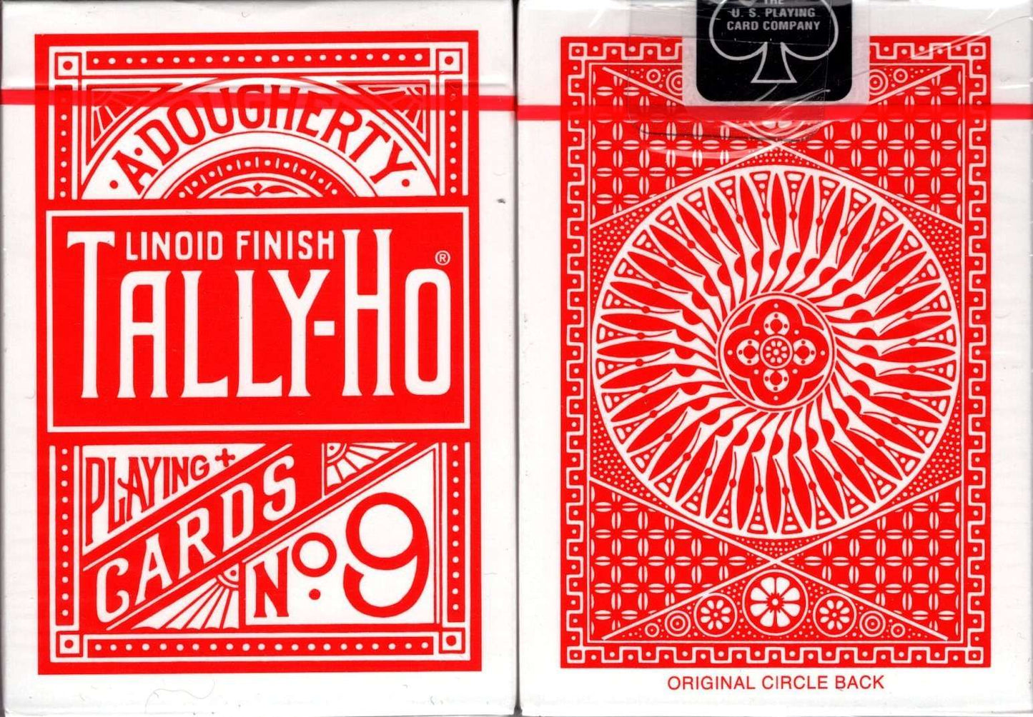 PlayingCardDecks.com-Tally-Ho Circle Back Red Playing Cards