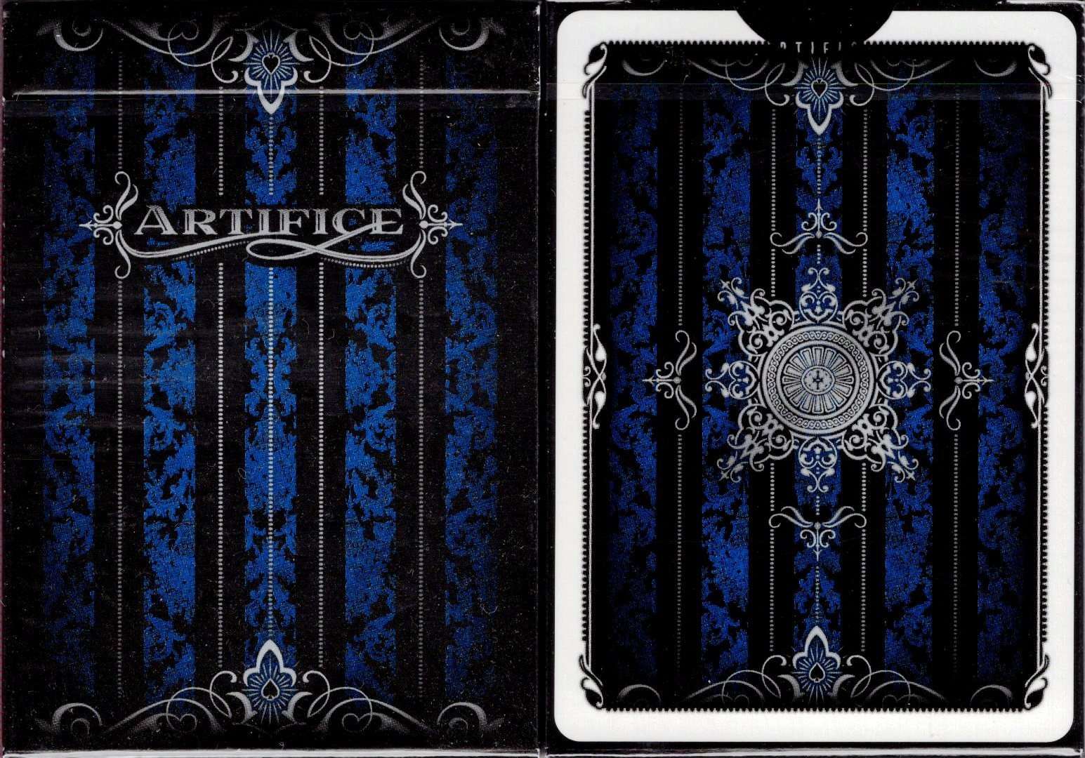 PlayingCardDecks.com-Artifice Blue v2 Playing Cards USPCC