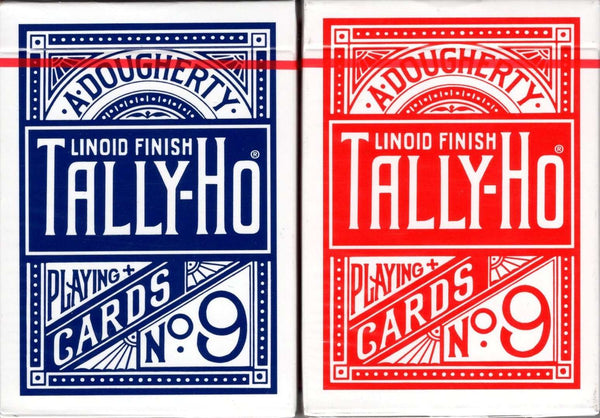 Tally-Ho Circle Back 2 Deck Set Blue & Red Playing Cards