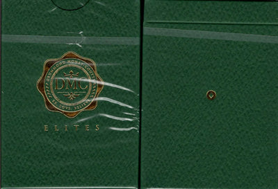 PlayingCardDecks.com-DMC Elites Green Marked Playing Cards USPCC