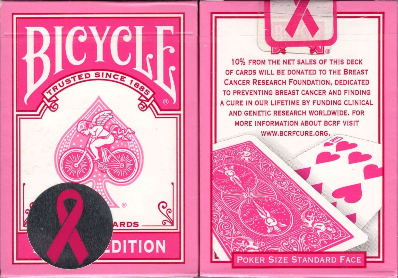PlayingCardDecks.com-Pink Ribbon Edition 2008 Bicycle Playing Cards