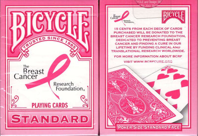 PlayingCardDecks.com-Pink Ribbon Bicycle Playing Cards