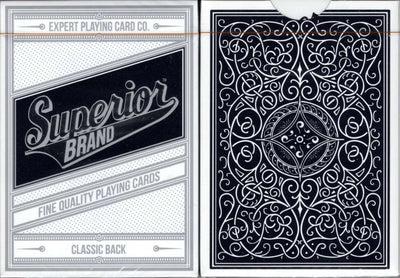 PlayingCardDecks.com-Superior Black Playing Cards EPCC