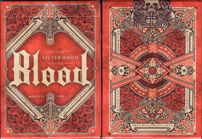 PlayingCardDecks.com-The Sisterhood of Blood v2 Playing Cards EPCC