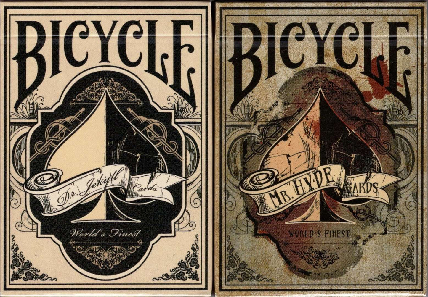 PlayingCardDecks.com-Dr. Jekyll and Mr. Hyde 2 Deck Set Bicycle Playing Cards