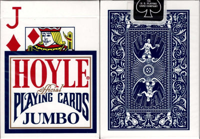 PlayingCardDecks.com-Hoyle Jumbo Index Blue Playing Cards