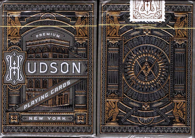 PlayingCardDecks.com-Hudson Black Playing Cards USPCC