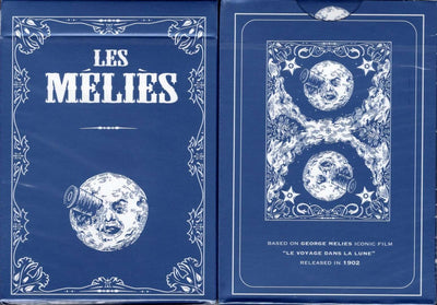 PlayingCardDecks.com-Les Melies Conquest Blue Playing Cards USPCC