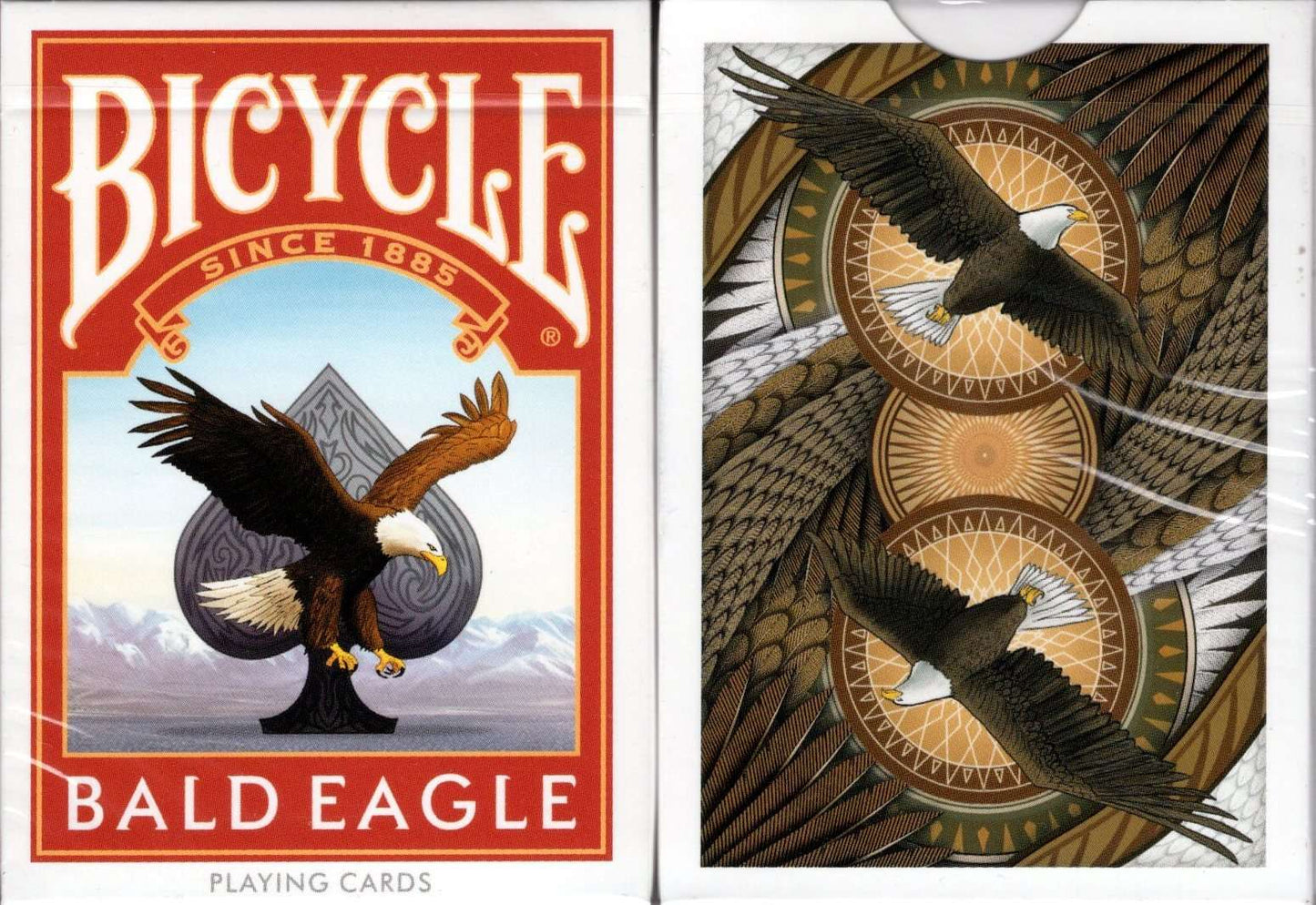 PlayingCardDecks.com-Bald Eagle Bicycle Playing Cards with No Seal