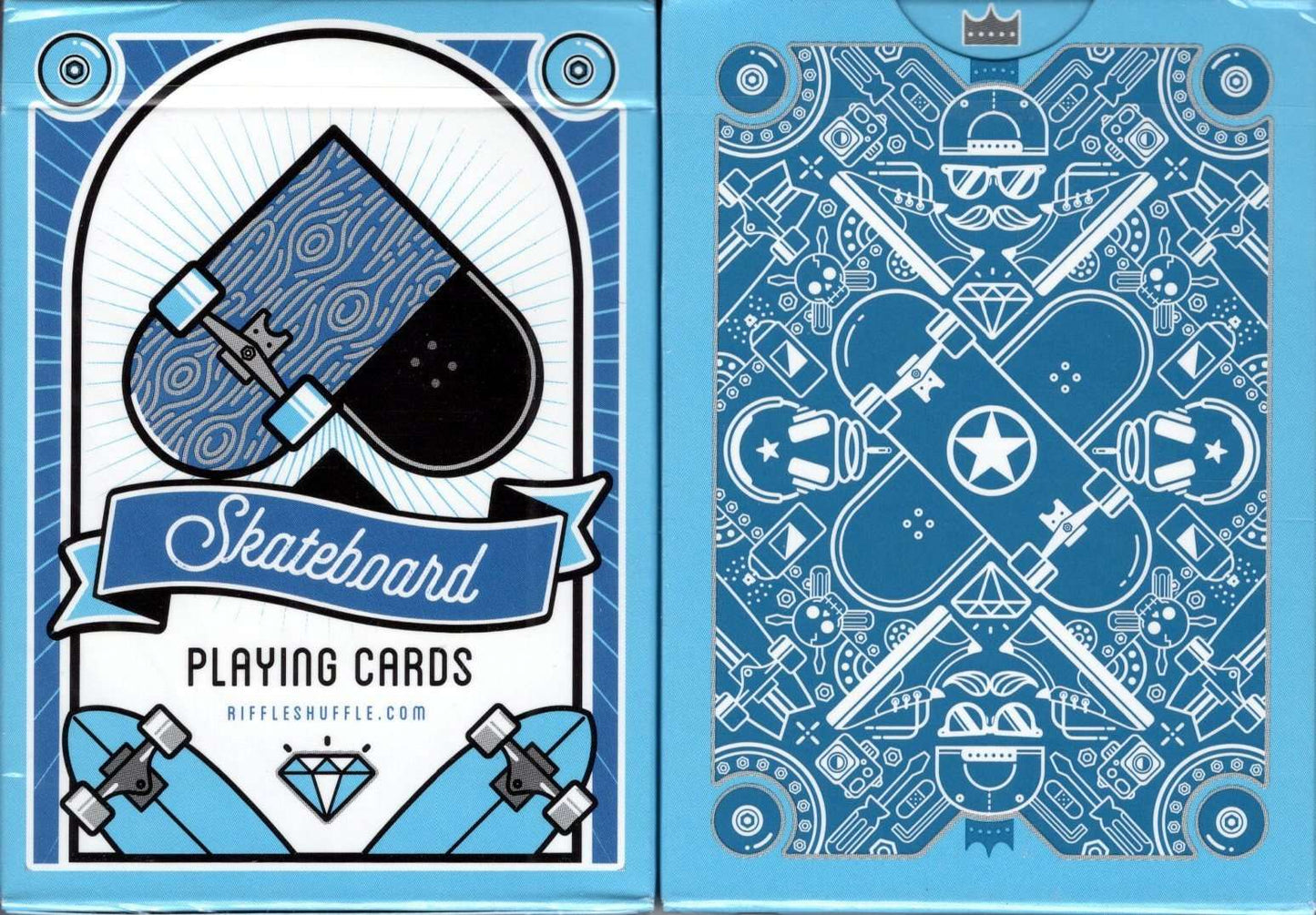 PlayingCardDecks.com-Skateboard v1 Playing Cards USPCC