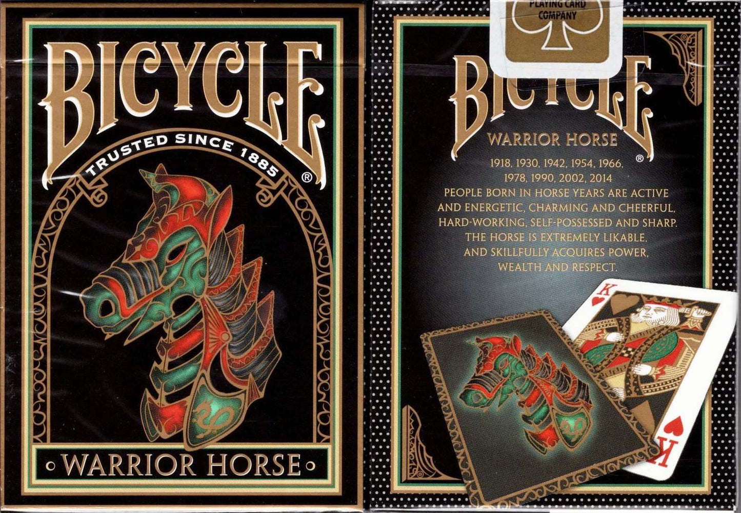 PlayingCardDecks.com-Warrior Horse Bicycle Playing Cards