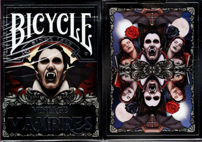 PlayingCardDecks.com-Vintage Vampires Bicycle Playing Cards