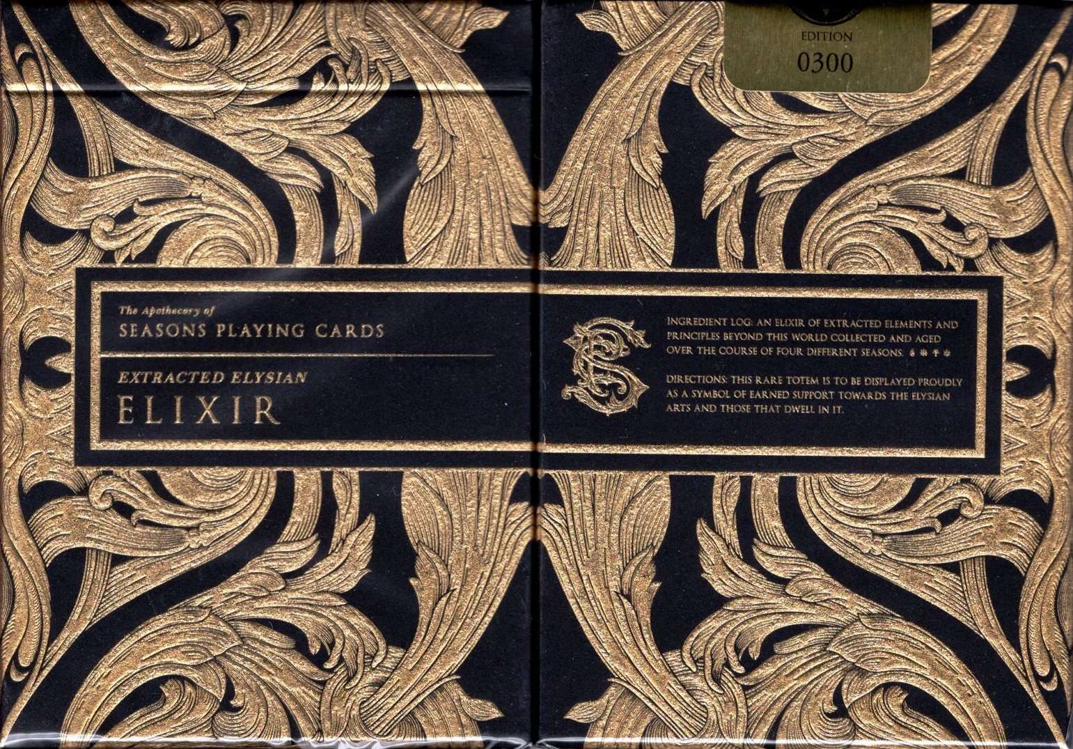 Elixir Gold Gilded Playing Cards USPCC – PlayingCardDecks.com