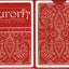 PlayingCardDecks.com-Aurora Red Playing Cards USPCC