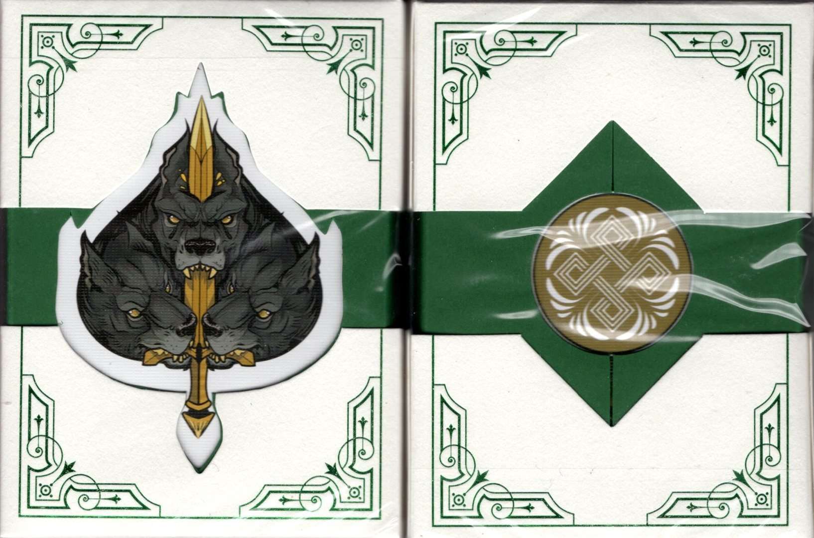 PlayingCardDecks.com-Theos Deluxe Limited Edition Playing Cards USPCC: Green