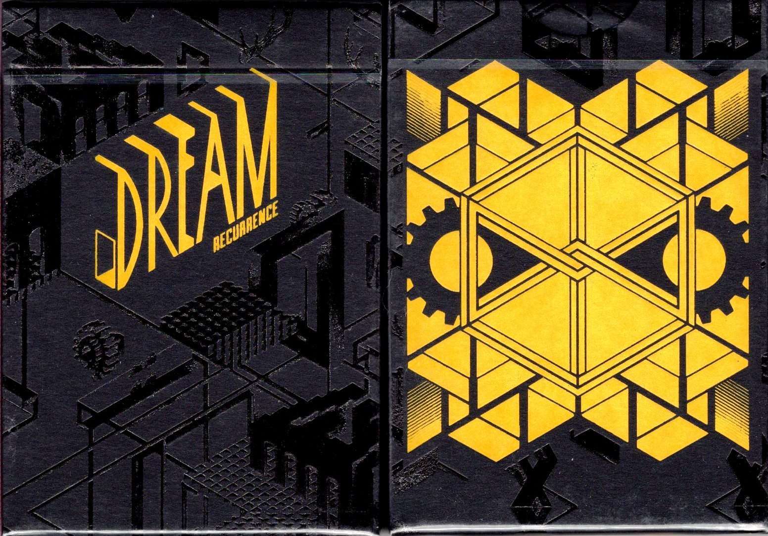 PlayingCardDecks.com-Dream Recurrence Deluxe Playing Cards USPCC: Exuberance - Yellow