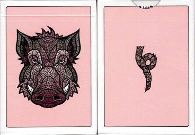 PlayingCardDecks.com-Wild Reserve Pink Boar Playing Cards USPCC