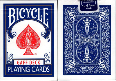 PlayingCardDecks.com-Gaff Rider Back Blue Bicycle Playing Cards