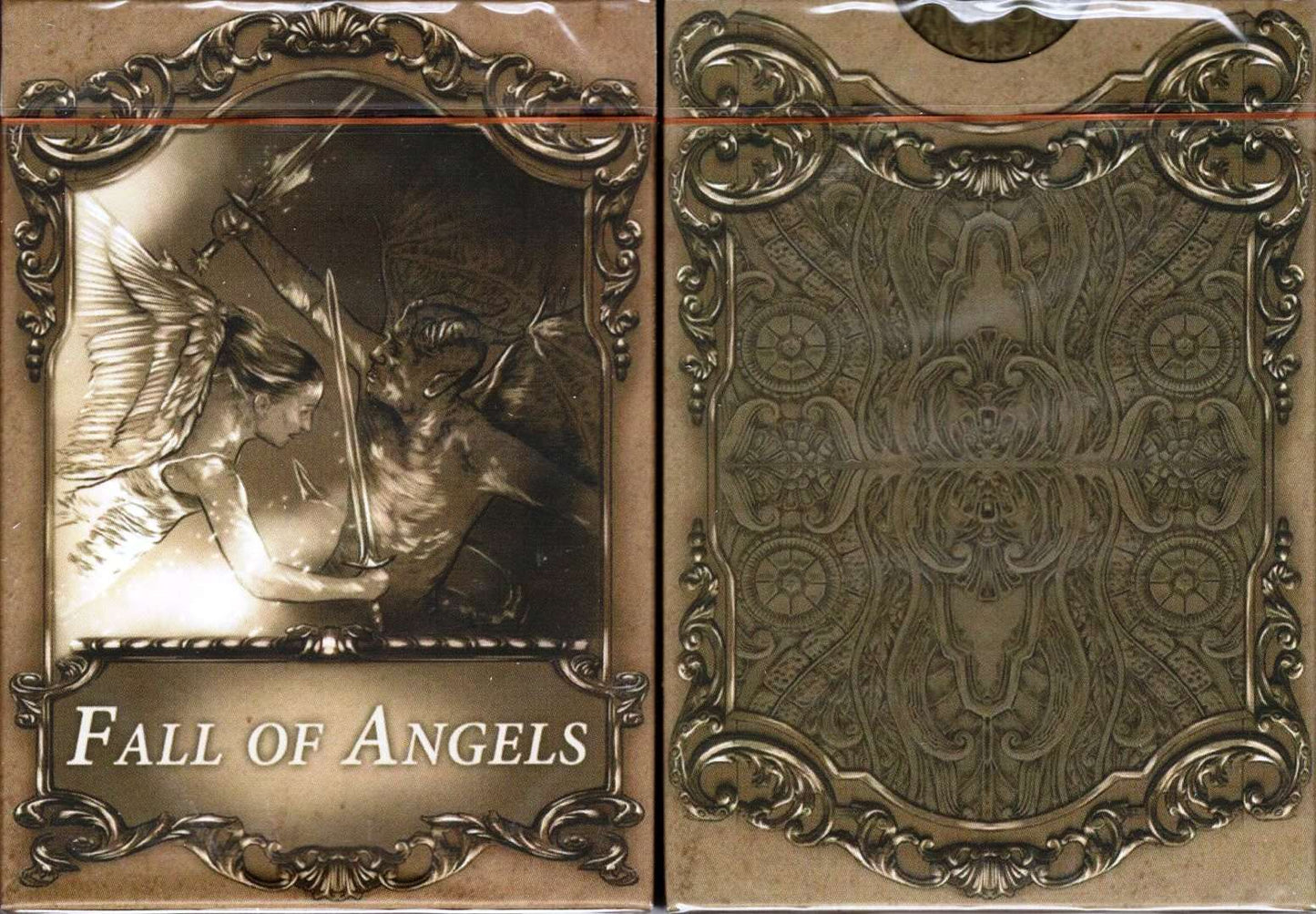 PlayingCardDecks.com-Fall of Angels Standard Playing Cards NPCC: Standard Silver