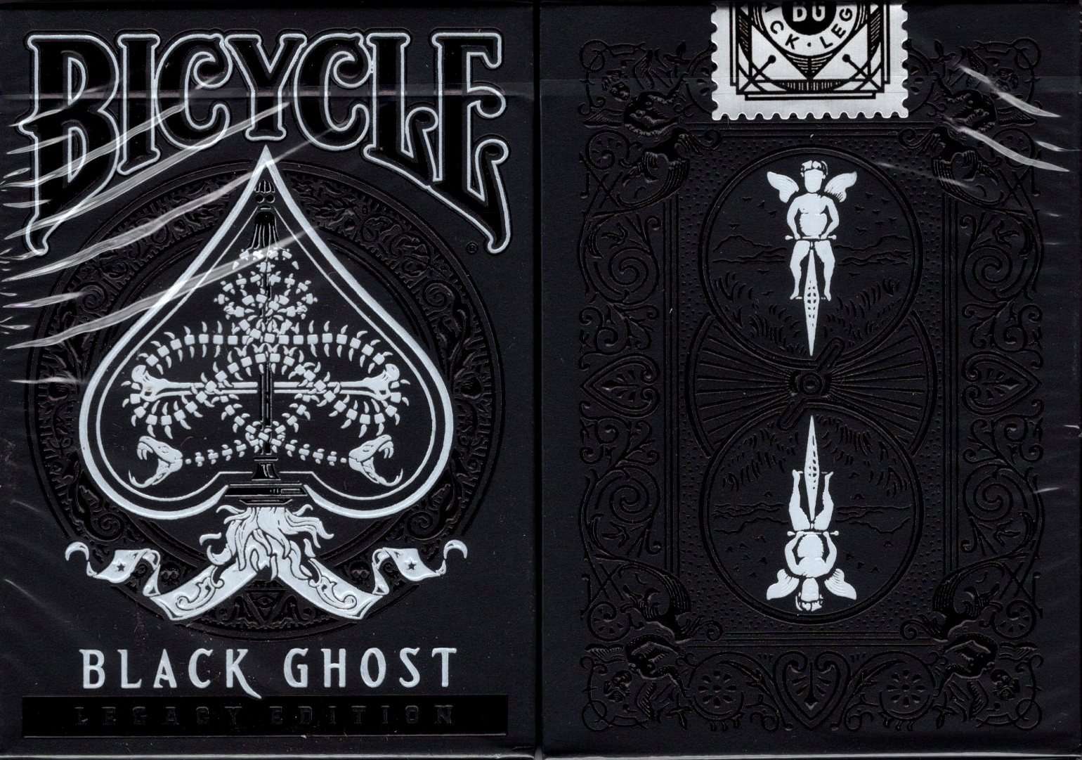 PlayingCardDecks.com-Black Ghost Legacy Playing Cards USPCC