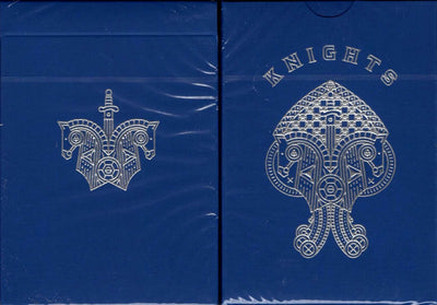 PlayingCardDecks.com-Blue Knights Playing Cards Cartamundi