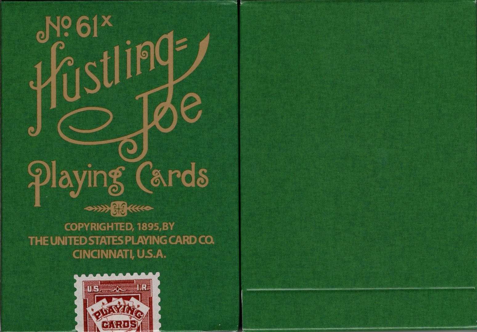 PlayingCardDecks.com-Hustling Joe Reproduction Playing Cards USPCC: Frog Back (Green)