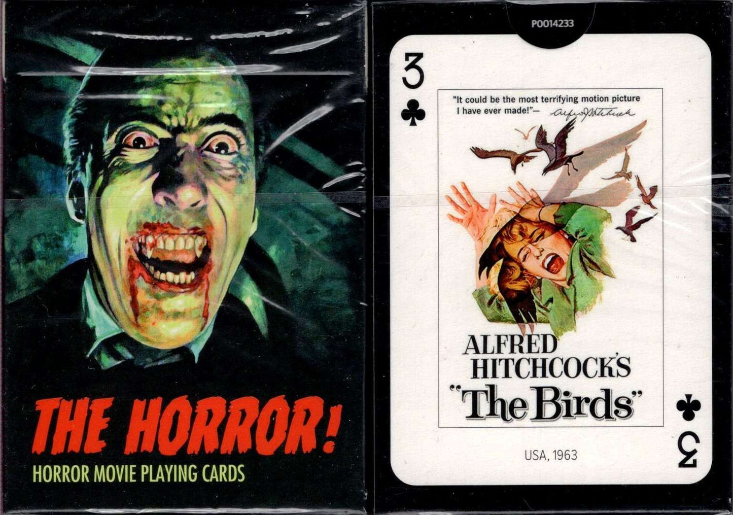 PlayingCardDecks.com-The Horror! Movie Playing Cards Piatnik