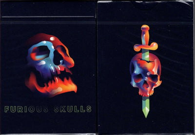 PlayingCardDecks.com-Furious Skulls Playing Cards USPCC