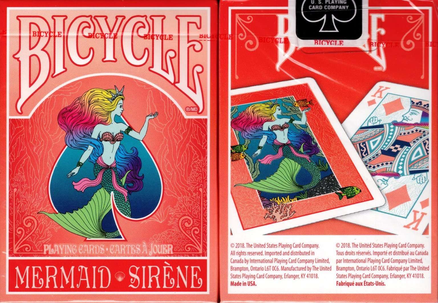 PlayingCardDecks.com-Mermaid Bicycle Playing Cards: Corral