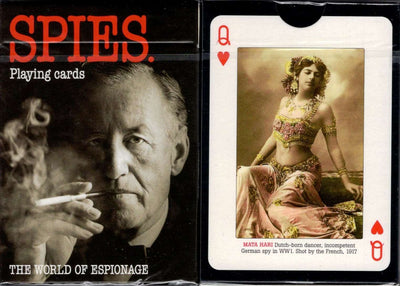 PlayingCardDecks.com-Spies World of Espionage Playing Cards Piatnik