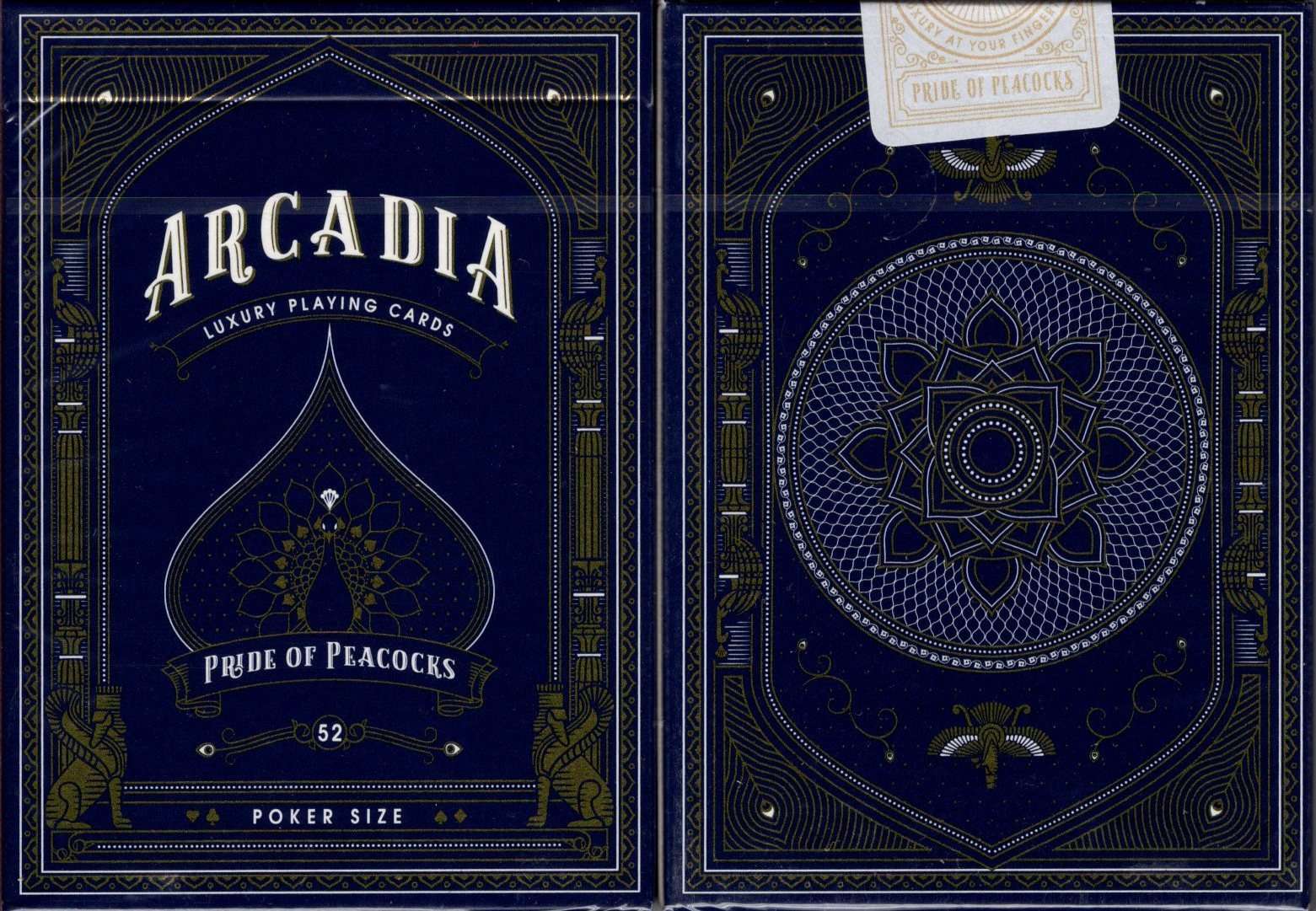 PlayingCardDecks.com-Arcadia Pride of Peacocks Playing Cards Cartamundi