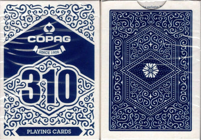 PlayingCardDecks.com-COPAG 310 SlimLine Blue Playing Cards Cartamundi