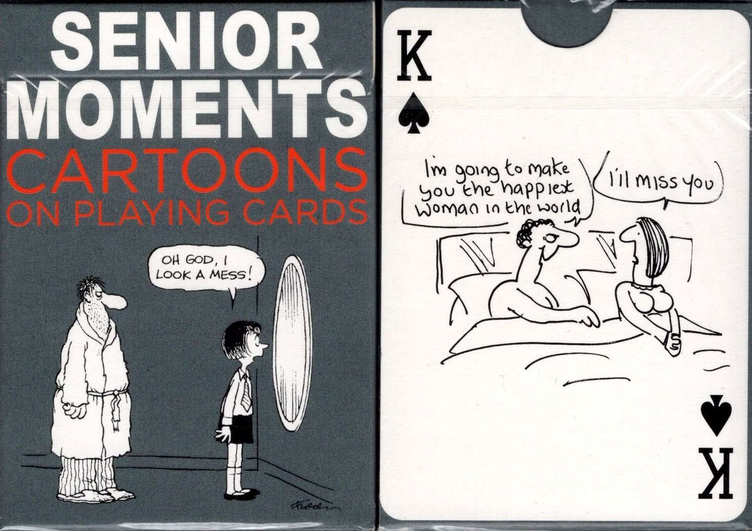 PlayingCardDecks.com-Senior Moments Cartoons Playing Cards Piatnik
