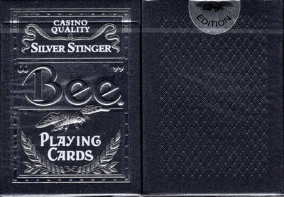 PlayingCardDecks.com-Bee Silver Stinger Playing Cards