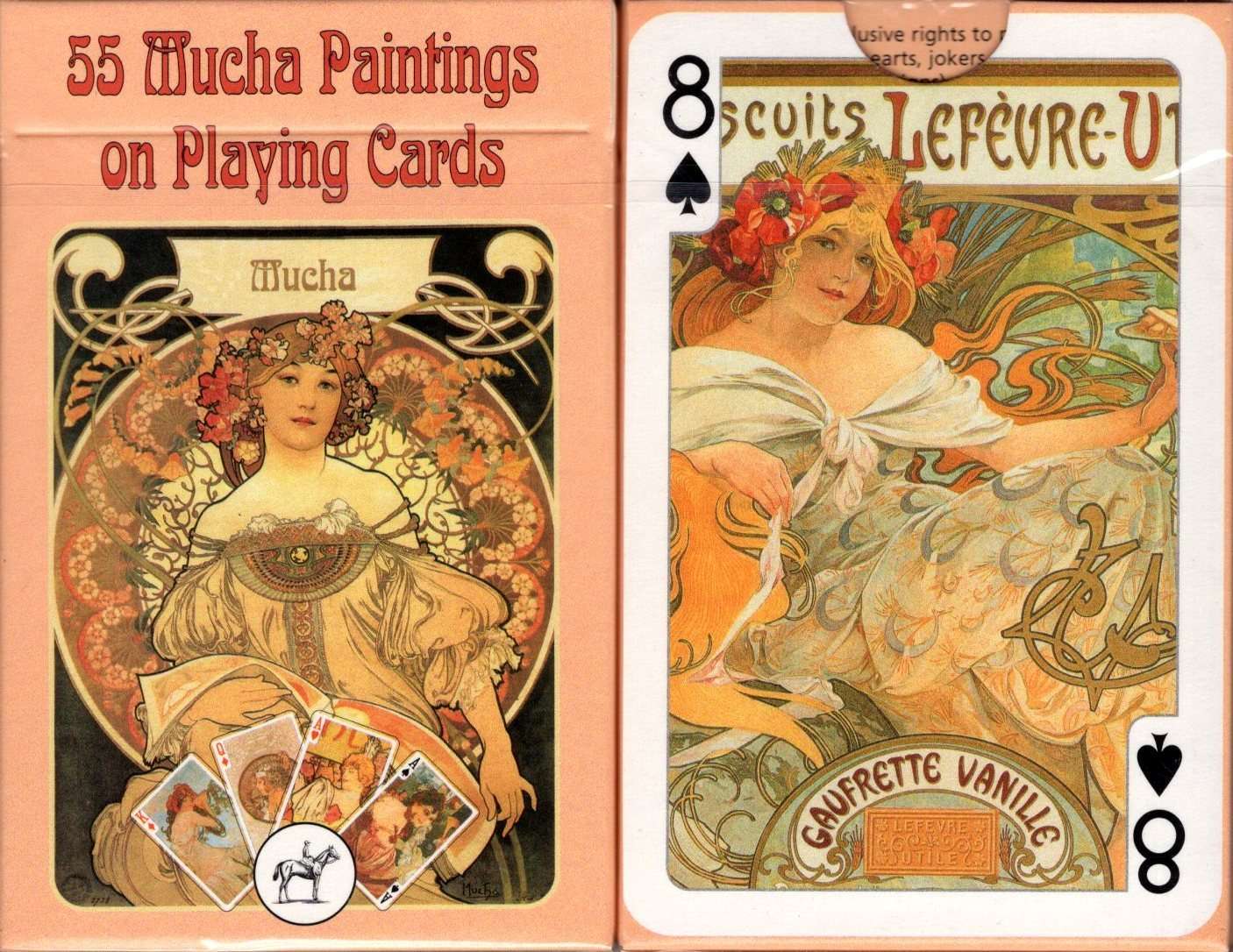 PlayingCardDecks.com-Mucha Paintings Playing Cards Piatnik