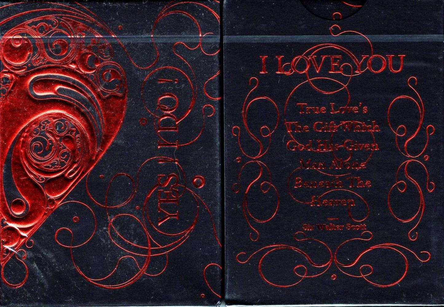 PlayingCardDecks.com-Love Promise Red Playing Cards USPCC