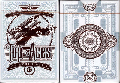 PlayingCardDecks.com-Top Aces WW1 v2 Playing Cards LPCC