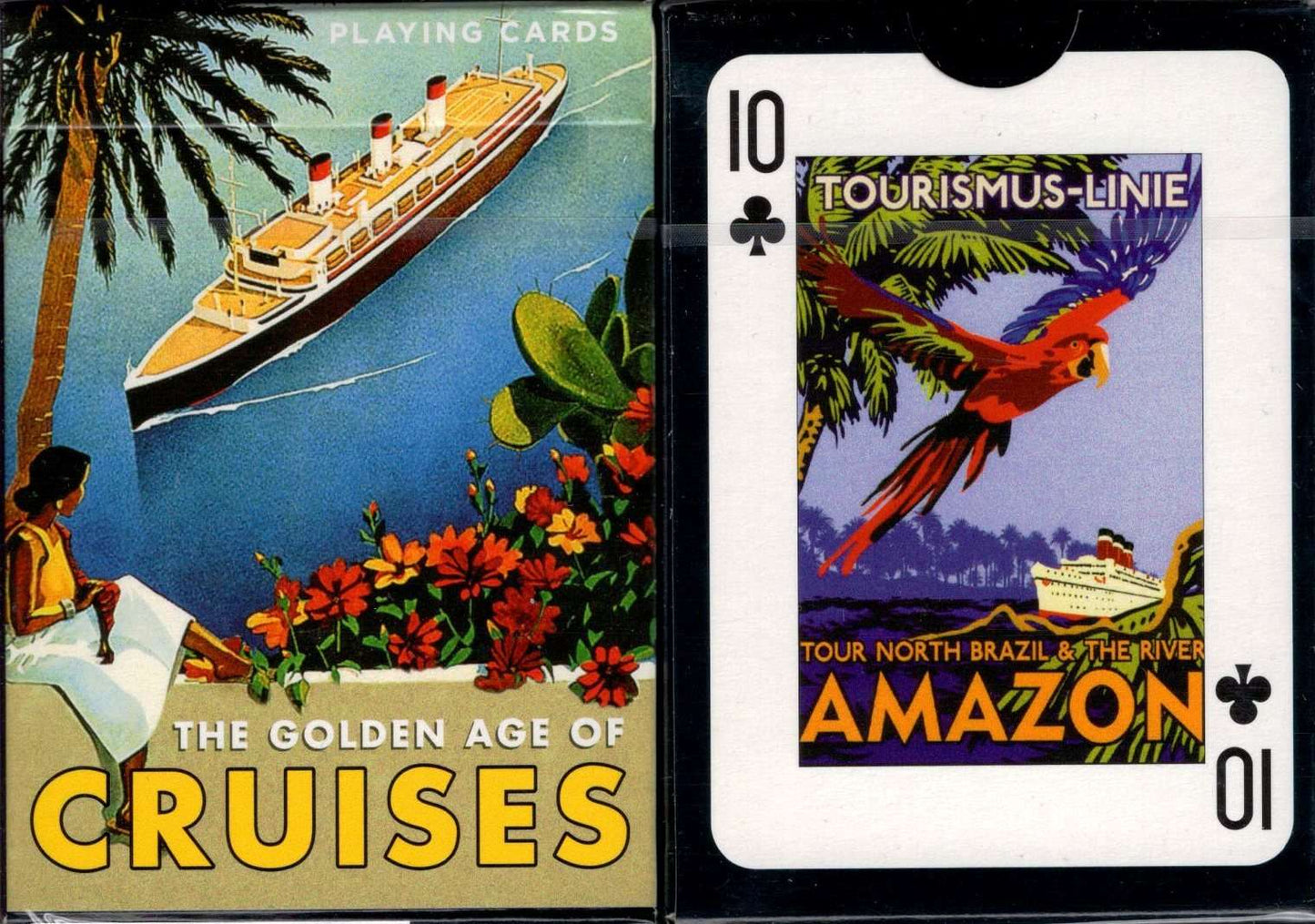 PlayingCardDecks.com-The Golden Age of Cruises Playing Cards Piatnik