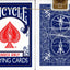 PlayingCardDecks.com-Index Only Gilded Bicycle Playing Cards: Blue Deck
