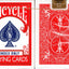 PlayingCardDecks.com-Index Only Gilded Bicycle Playing Cards: Red Deck