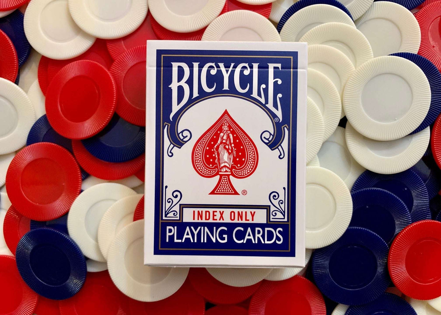 PlayingCardDecks.com-Index Only Gilded Bicycle Playing Cards