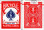 PlayingCardDecks.com-Index Only Stripper Bicycle Playing Cards: Red Deck